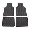 4pcs Universal Leather Car Floor Mats Car-Styling Car  Right Rudder Carpet Floor Accessories Waterproof Foot Pad