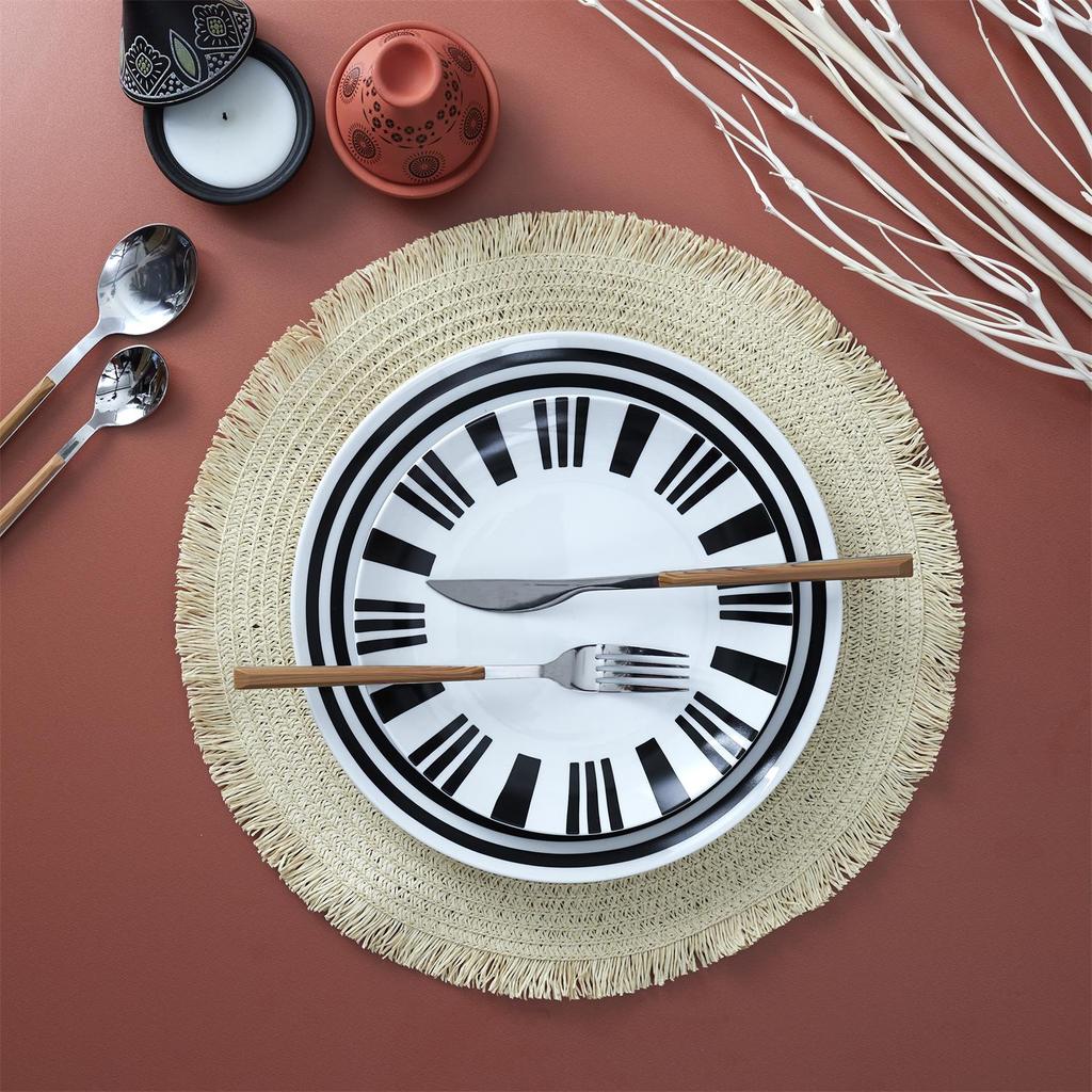 Plate Mat Natural 38Cm Boho Material