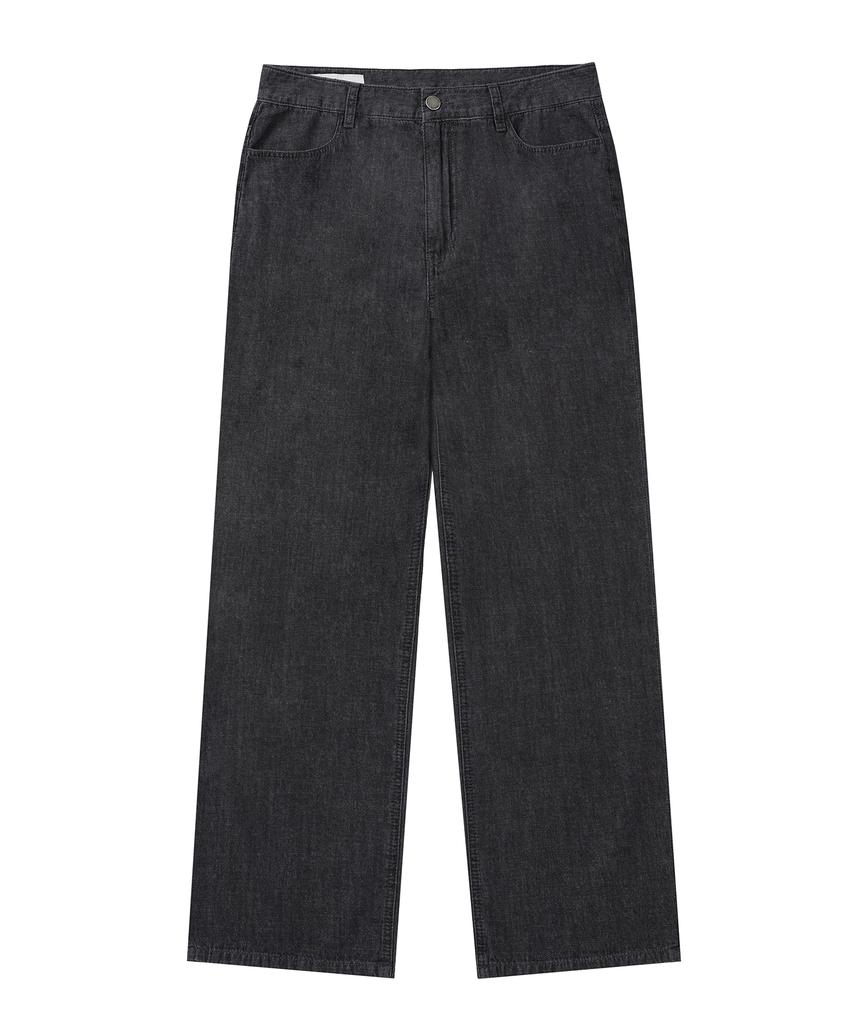 Awodeijeu Cool Linen-Like Straight Denim [Blue]