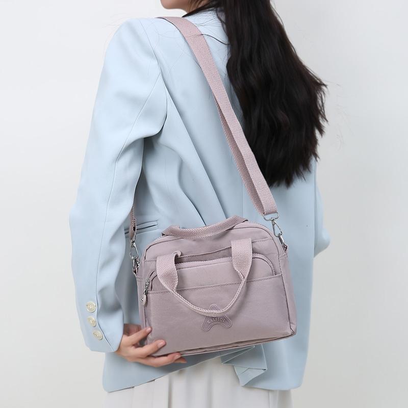 Women's Bag Large Capacity Nylon Mother Handbag Lightweight Shoulder Crossbody Bag