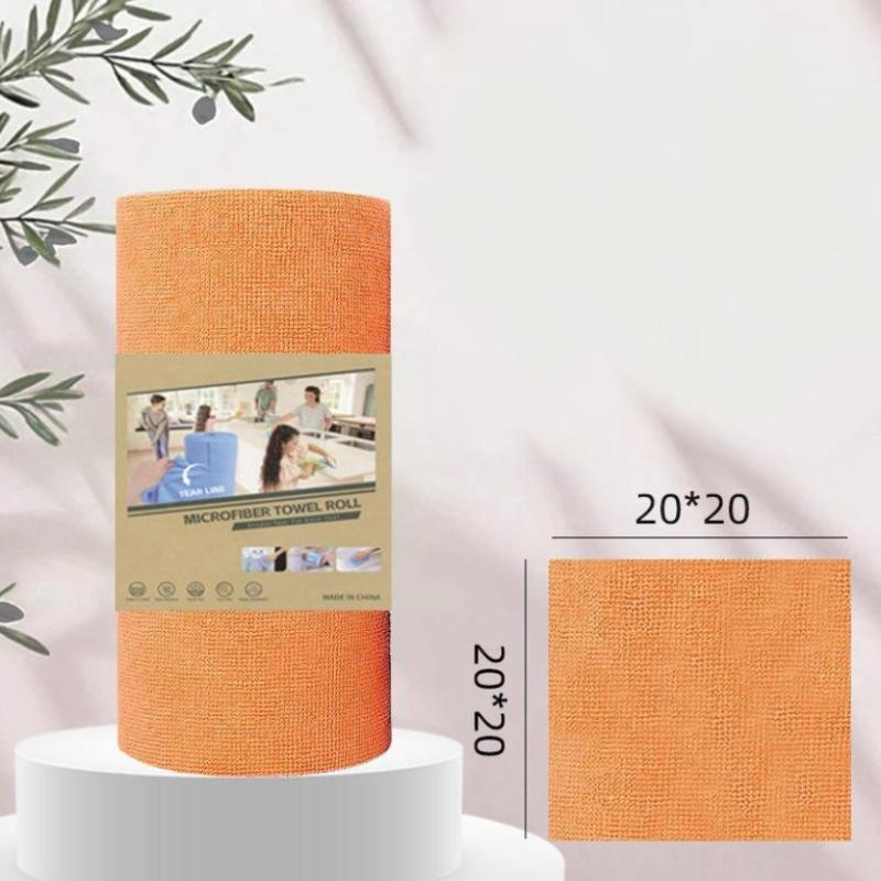 1 Rolle/20 Stück Mikrofasertücher Wiederverwendbare fusselfreie Tücher für die Küche Superabsorbierende, schnelltrocknende Küchentücher