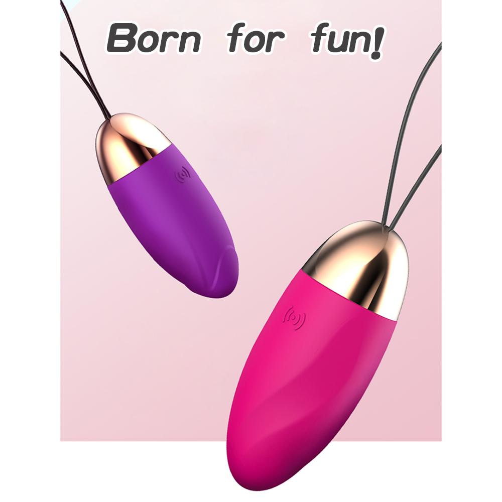 Wireless Remote Control Love Egg Vibrator G Spot Vaginal Clitoris Stimulator Body Massager for Adult Women Couples