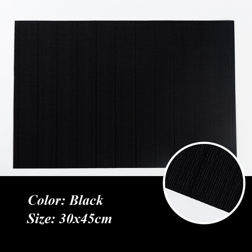 2/4/6 buc. Covoraș de loc pentru masă din PVC Covoraș pentru masă de cafea țesătură tampoane cu discuri Bowl Coasters De Cozinha 30*45 cm farfurie bar bucătărie