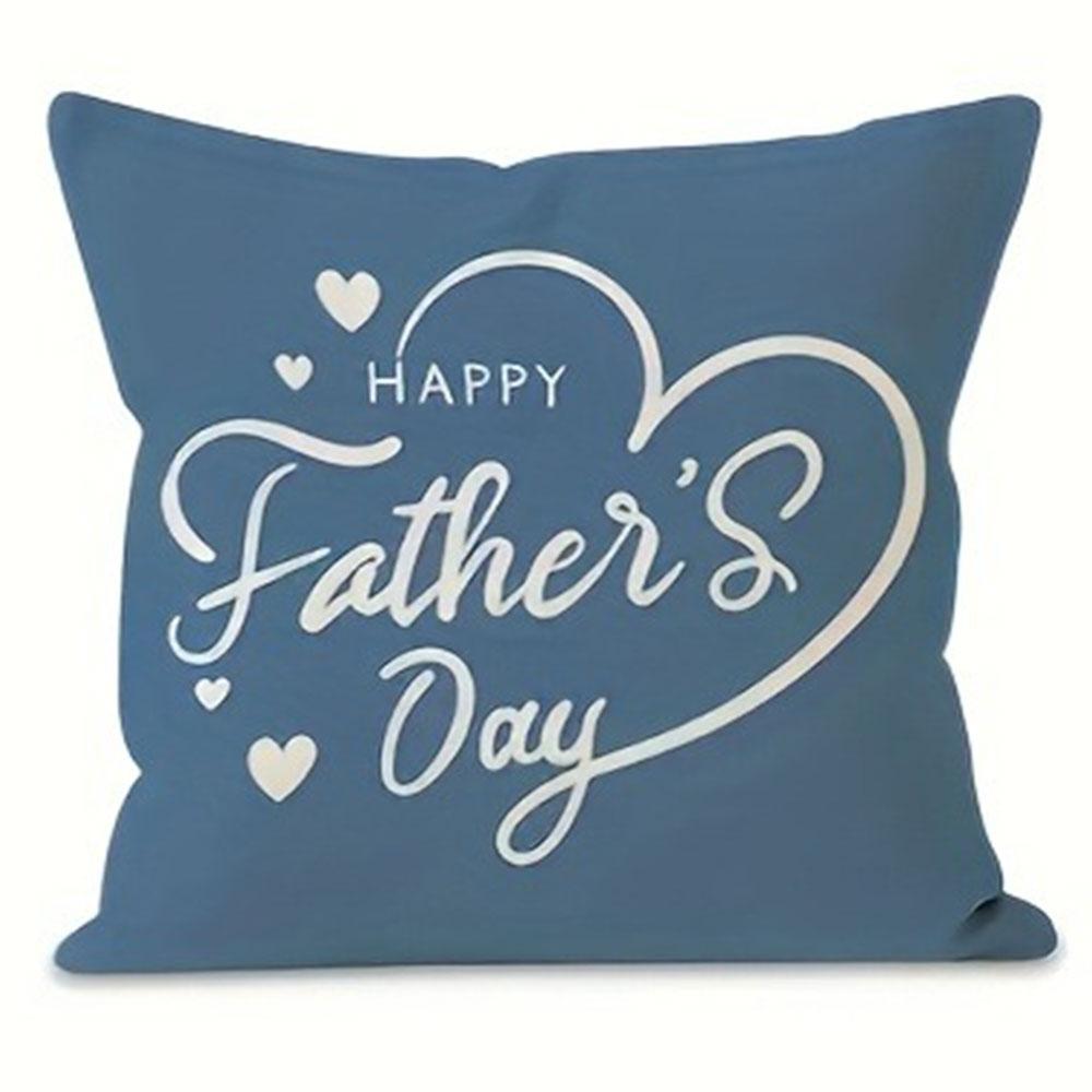 Warm Father'S Day Style With Zipper Closure Living Room Sofa Gratitude Father Decorative Pillowcase Does Not Include Pillow Core