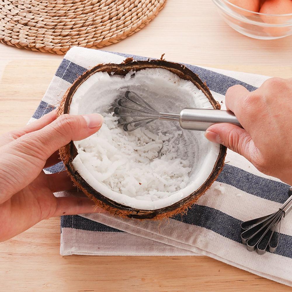 Stainless Steel Slicer Multi-Purpose Scraper Grater Fish Scaler Coconut Meat Remover Coconut Shaver
