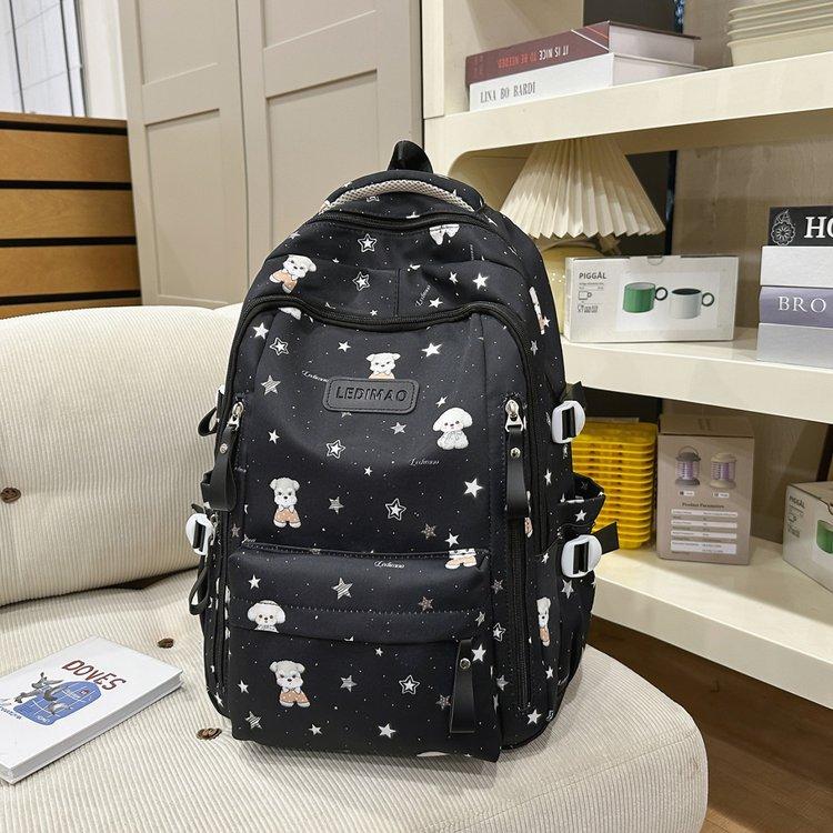 Schoolbagins high-value backpack female cute cartoon middle and high school student schoolbag large capacity small fresh backpack