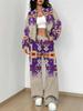 Ethnic Style Printing 1116 New Autumn and Winter New European Beautiful Woman Suit