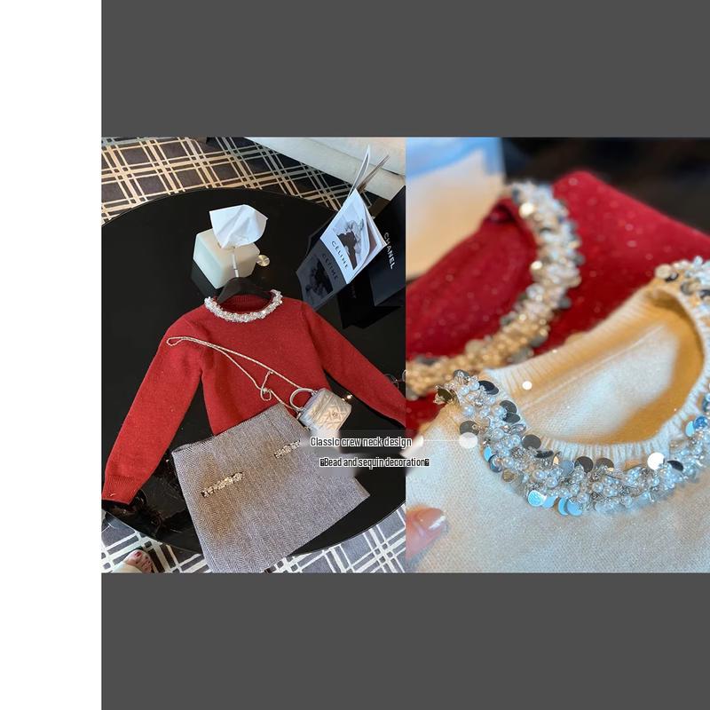 Женский элегантный мягкий вязаный пуловер в корейском стиле M