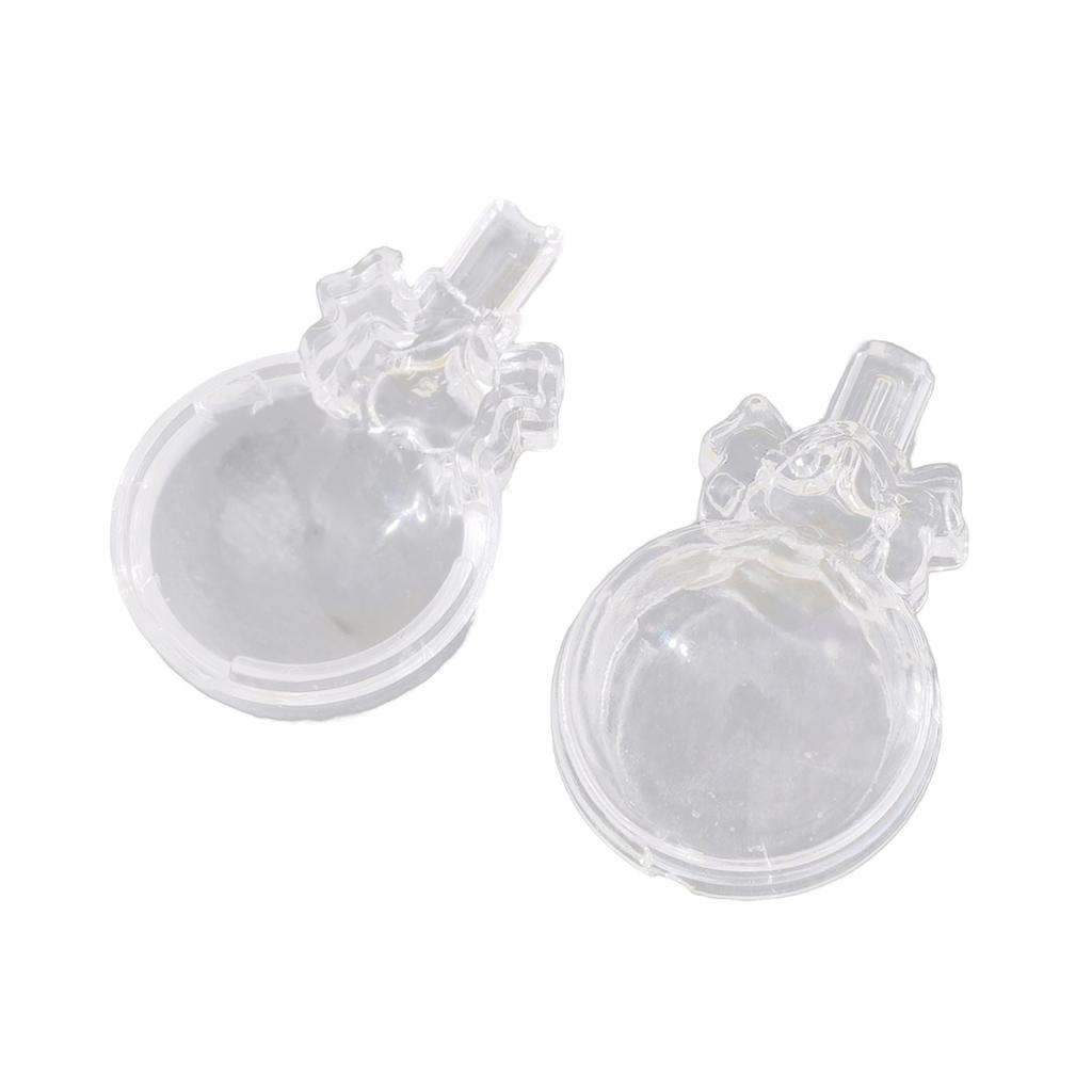 Clear Acrylic Pet Hair Memorial Box Cats Furs Holder Display Case for DIY Keepsakes Decors and Pet Loss Remembrances