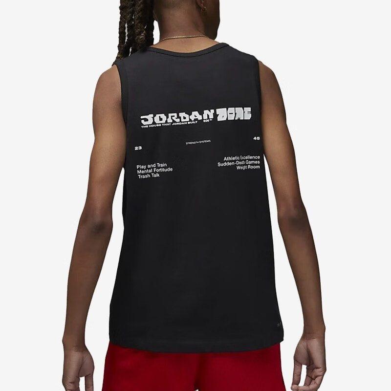 Nike Tank Tops Men's Black Crew Neck Moderate DX9606-010