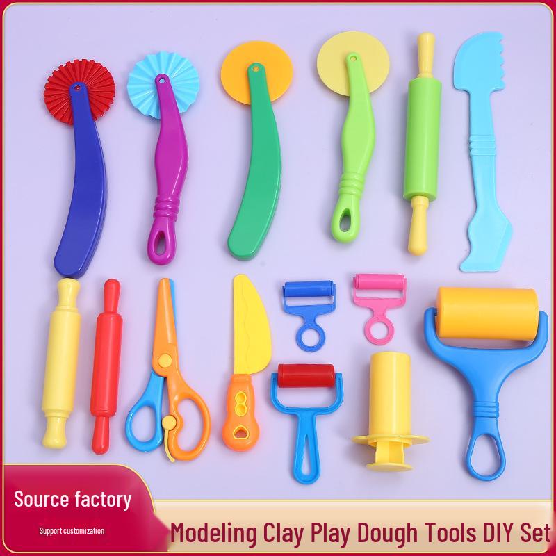 Детский набор инструментов для лепки из глины своими руками - инструменты для творчества с пластилином и мягкой керамикой. Small Press