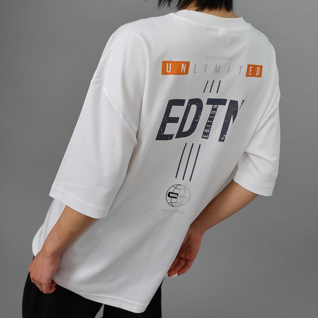 Seutailligseu Edtn Pure Cotton Oversized Short Sleeve T-Shirt 2 Colors