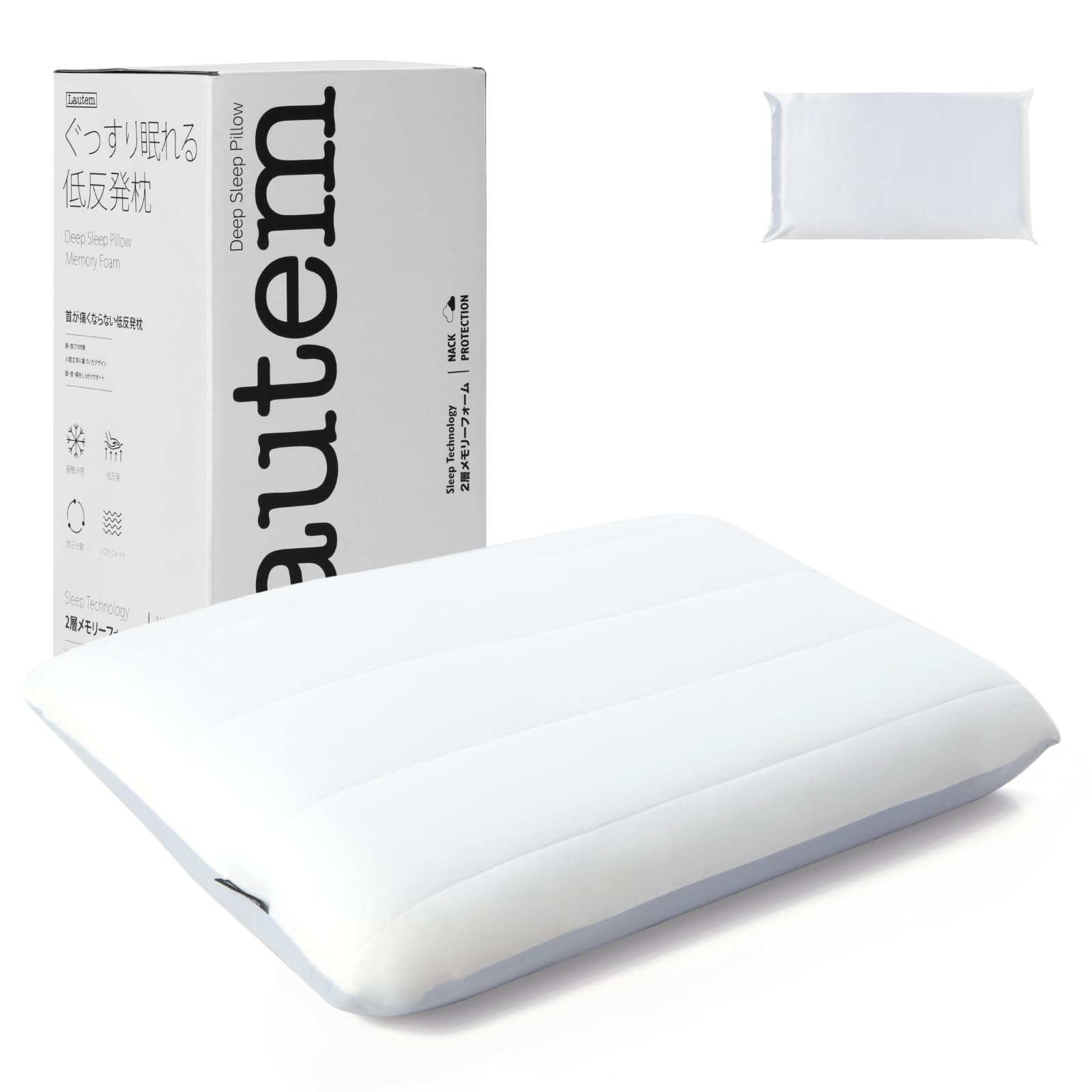 

Hotel Neck Memory Foam No Neck Temperature 1 x Наволочка 1 x Подушка Strong Contact Можно использовать во всех спальных местах Улучшает сон Комфорт для шеи белый