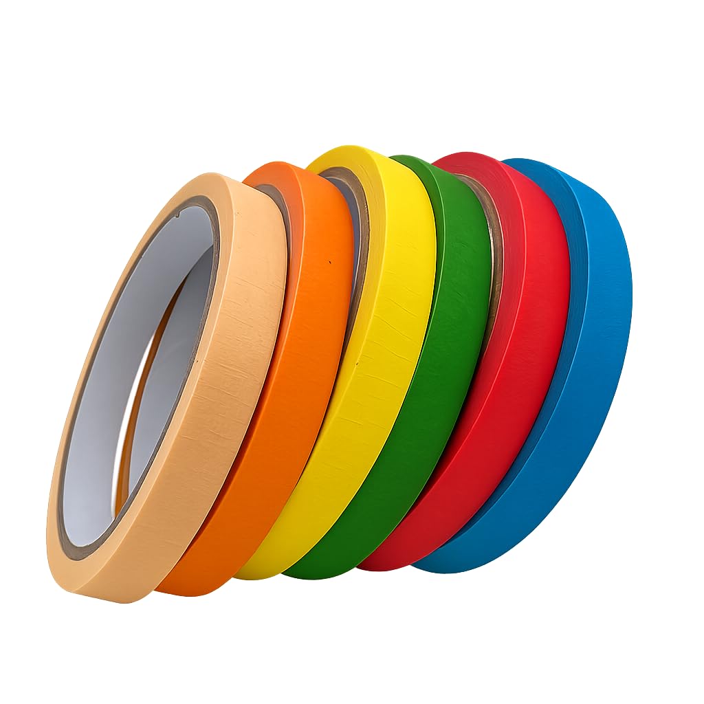 Kamoi Kakoshi mt Washi Masking Tape, Pack of 6