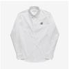Maison Kitsune Mm00412wc5010 P100 Bold Fox Patch Poplin Mens Shirt