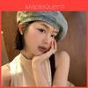 Denim Beret Hat Women Summer Breathable Cotton Casual Street Fashion For Daily Wear