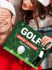 Weihnachts-Countdown-Kalender Weihnachts-Kalender 2026 Golf 24 Fächer Zubehör-Set Golf-Thema für Männer Frauen Jungen Mädchen