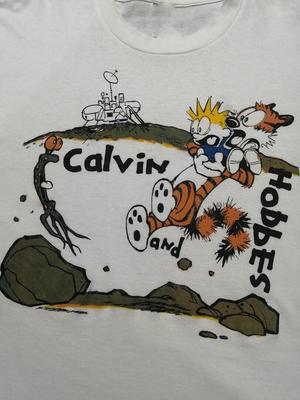 Vintage Calvin And Hobbes Tee Cotton Unisex Shirt S To 3XL Unisex T-Shirt