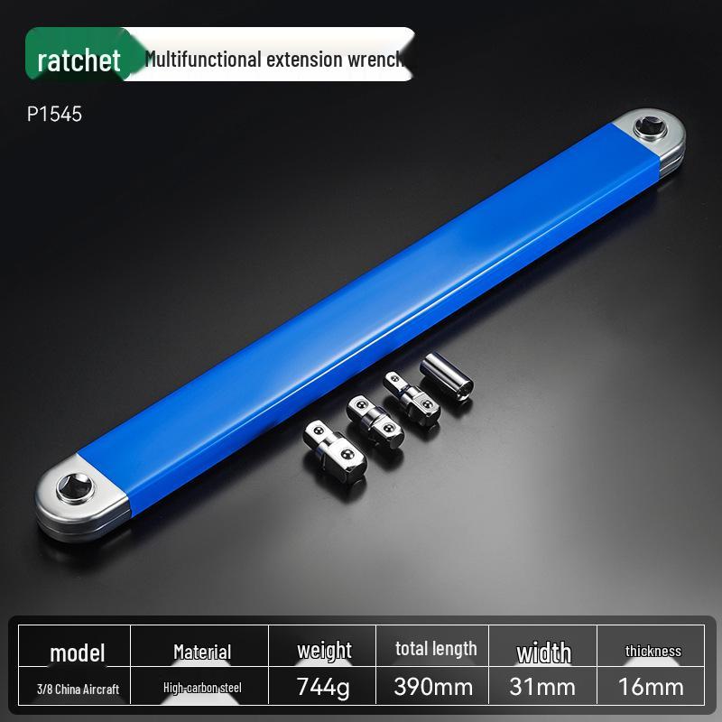 Clé à cliquet d'extension universelle réglable à double extrémité