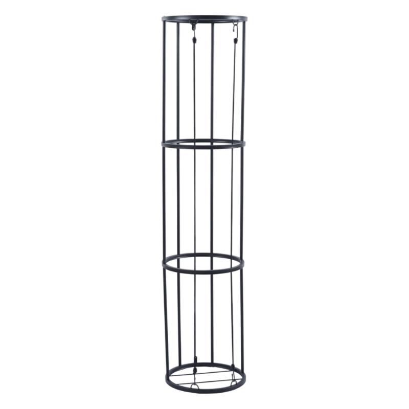 High Capacity Sports Ball Organizers Vertical Rolling Rack Practical Metal Frame Holders For Garage Gym Home Storage