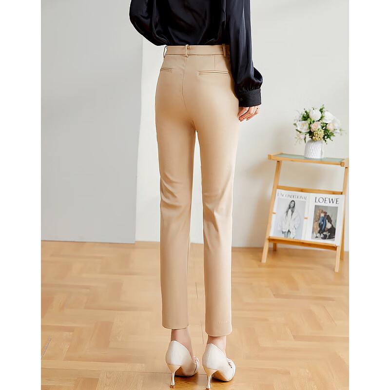 Women's Simple Commuter Cropped Casual Pants