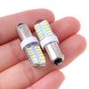 2X BA9S T11 T4W 3014 24Smd 12V Led Samochodowe żarówki boczne Lampy wewnętrzne Białe