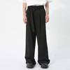 Men's New Product with Japanese Ribbon Decoration, Three-dimensional Design, Drape Feeling, and Trendy Trousers