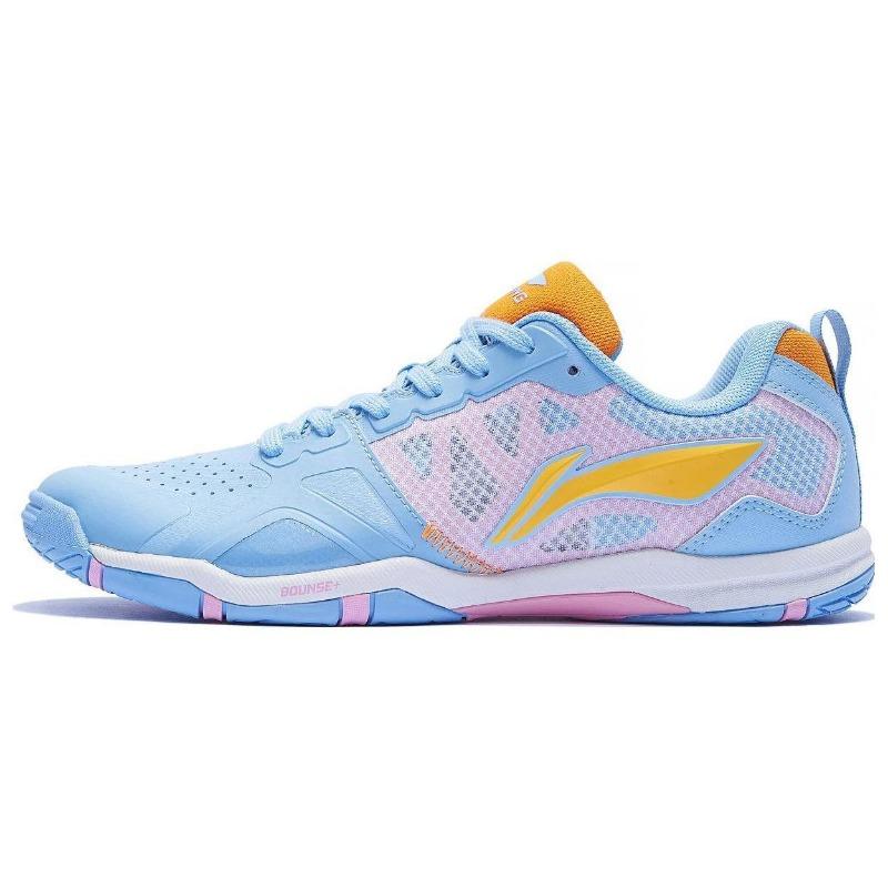 Li-Ning Table Tennis Hawk Eye 2.0 Pro Unisex Training Shoes Blue Pink Orange APPT009-3 36