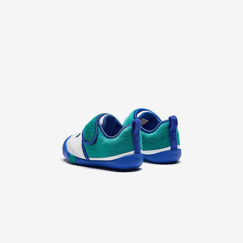 Anta Comfortable Versatile Lightweight Shock Absorbing Low Top Walking Shoes Baby Shoes Green White A12440063-2