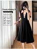 Color-Block Chic Plus Size Two-Piece Look Dress - Short Sleeve Summer Fashion for Women