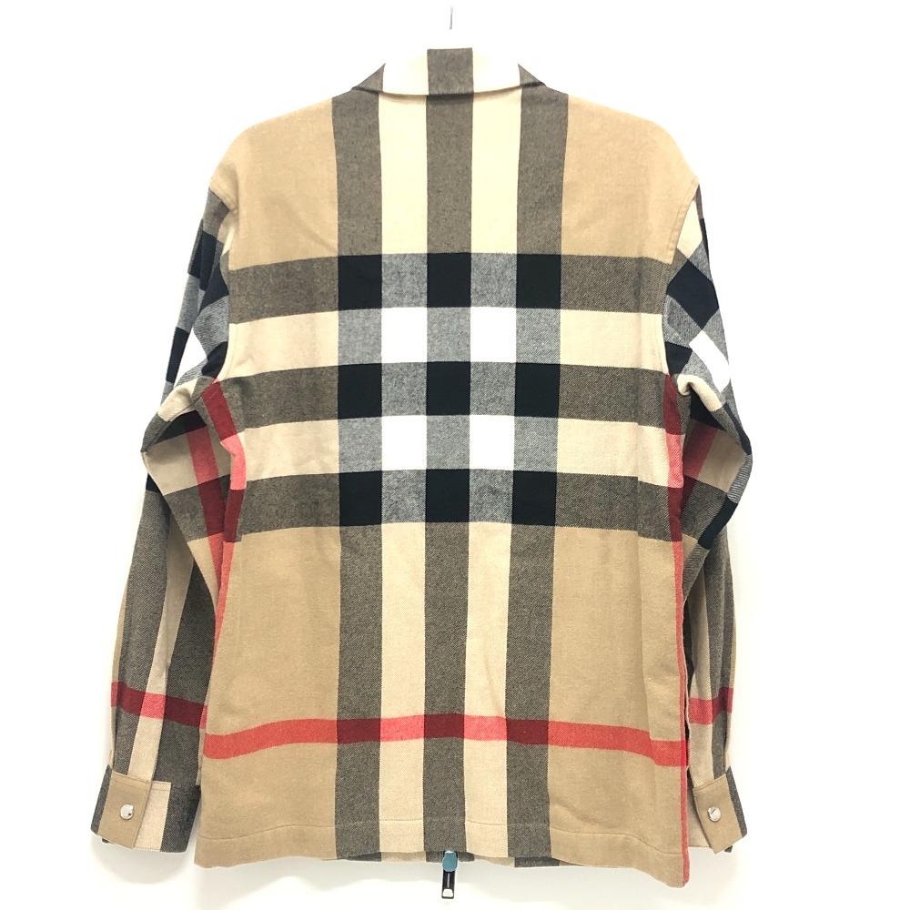 BURBERRY 8050135 Check pattern Apparel Outerwear Shirt Jacket Zip-Up Blouson