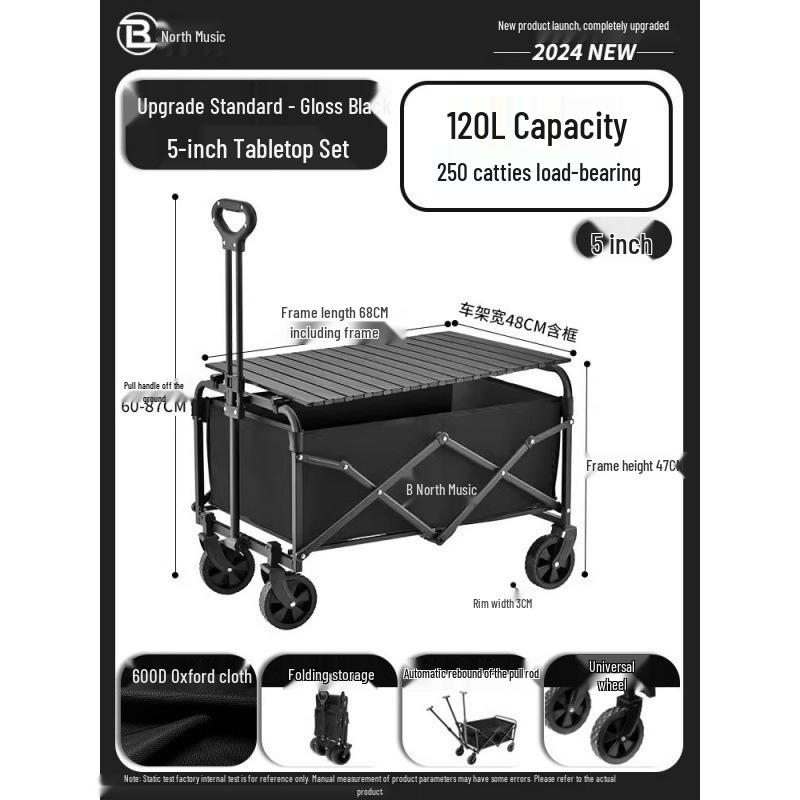 Kompakter Falt-Campinganhänger & Picknickwagen