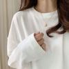 Brushed Half Turtleneck Long-sleeved T-shirt for Women In Autumn and Winter Thickened Loose Casual Versatile Bottoming Shirt Top