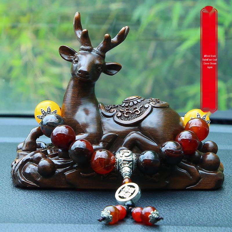 High-End Deer Car Ornament: Unisex Perfume for Center Console Decoration