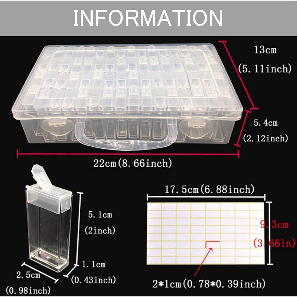 Goods online store Chocople Bead Bead 64 pieces Container, Cabinet, Storage, Divided,