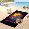 Djurgårdens IF Personalized Printed Beach Towel Soccer Logo Support Custom Name Text Absorbent Towel For Sport Travel Special Gift