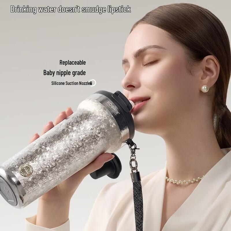 KOBACH Pure Titanium Insulated Straw Cup