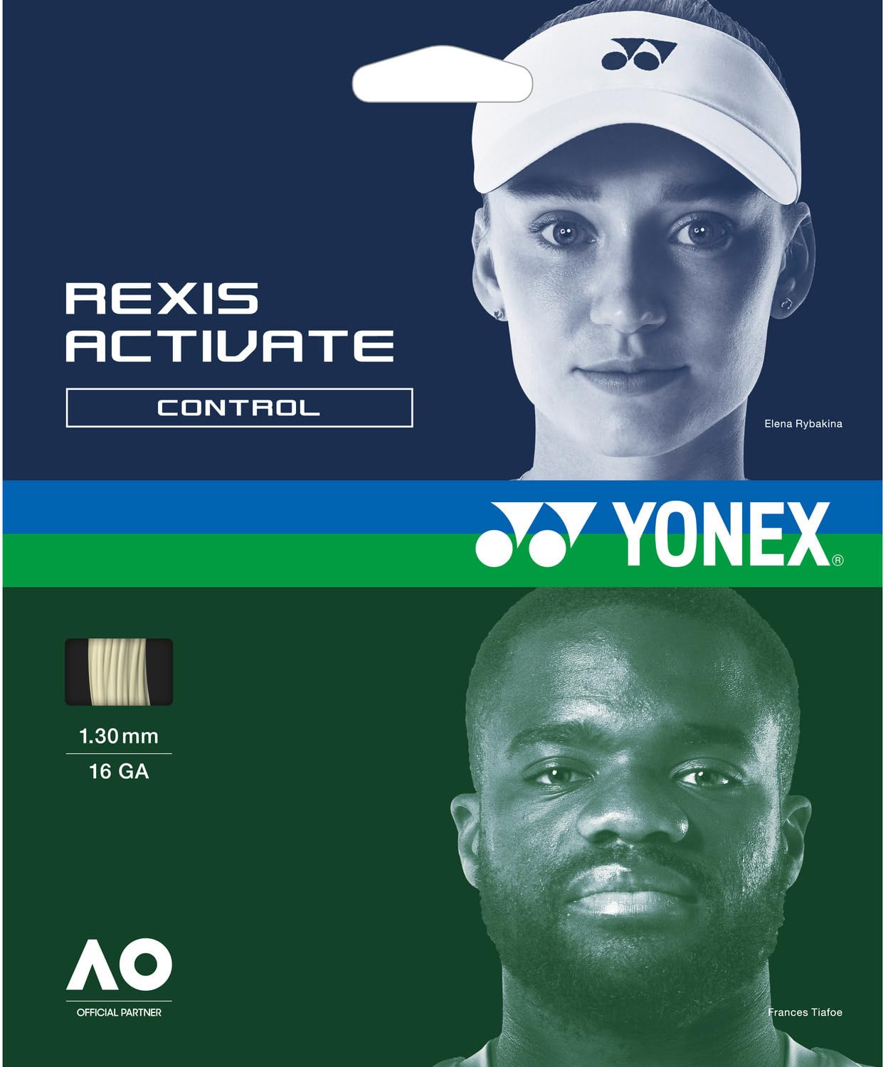 YONEX REXIS ACTIVATE 130 tennis string white белый