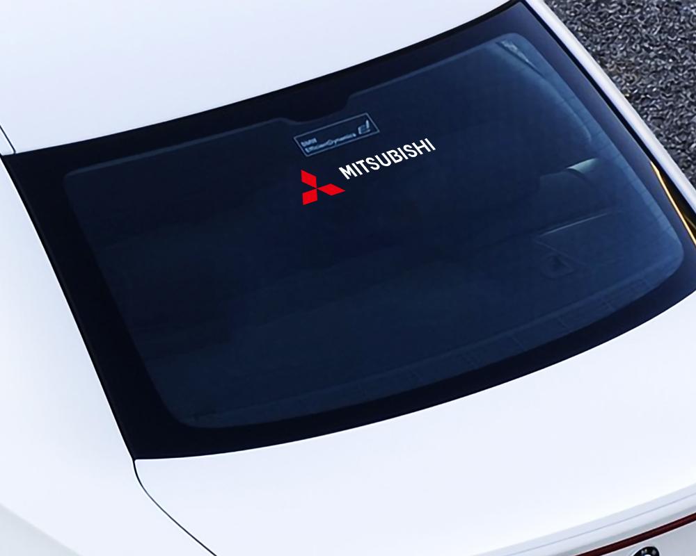 2uds Pegatina de Vinilo para Coche Decoración de Carrocería y Maletero Pegatina Calcomanía Accesorios Para Mitsubishi Ralliart Lancer EX Outlander ASX EX10 Pajer