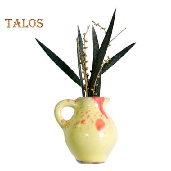 Mini Vase Refrigerator Magnet with Dried Flower Home Office Kitchen Locker Fridge 3D Miniature Flower Vase Magnetic Decoration Ornament