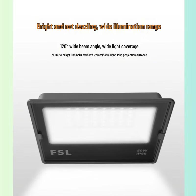 FSL 50W LED Outdoor Waterproof Floodlight
