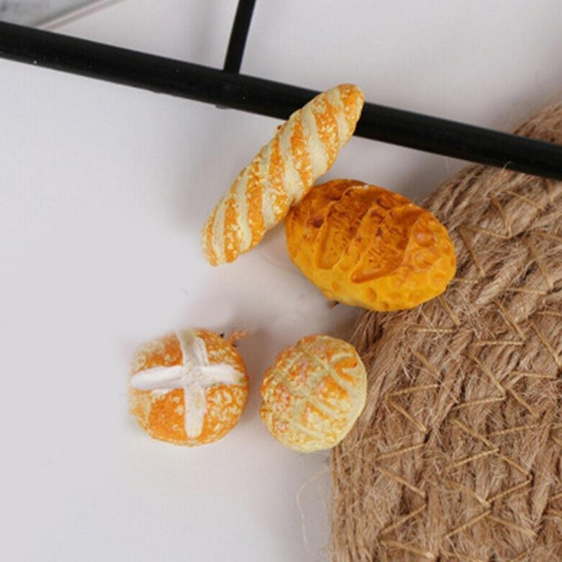Realistic Mini Bread Replicas For Dollhouses Kitchen Accessories Bakery Display Miniature Scenes