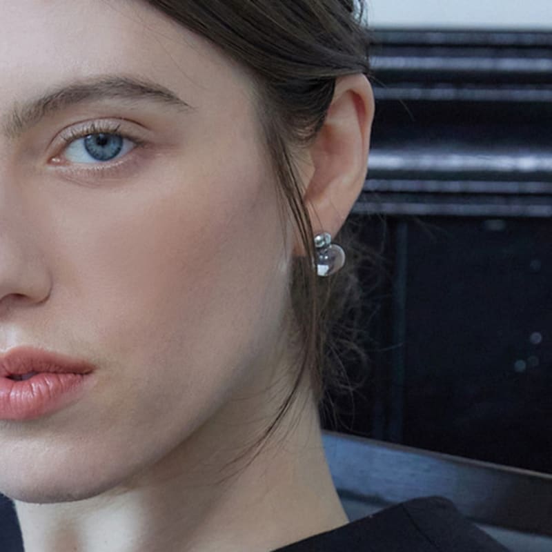 ADAUL Water bean mod earring - 2color