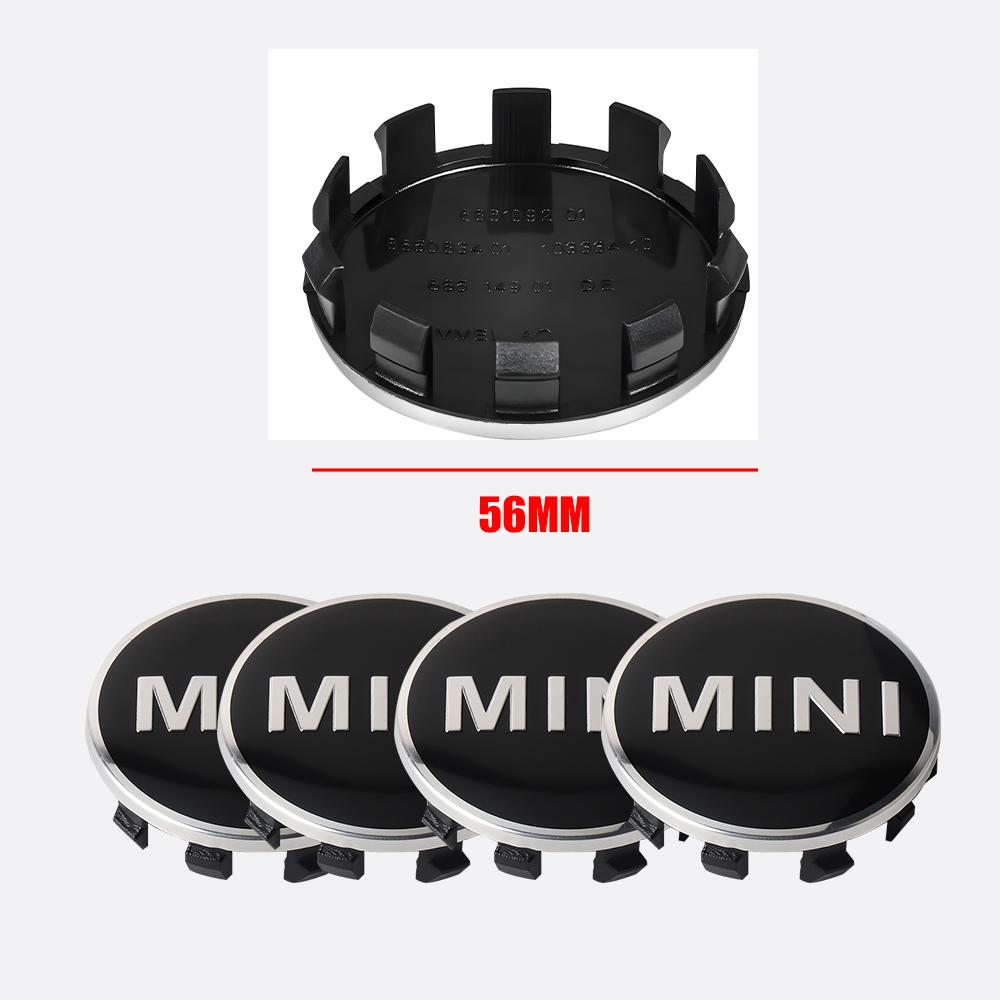 4Pcs 56mm Original Car Wheel Center Hub Caps Covers Hubcap Accessories For Mini Cooper One S R50 R53 R56 R60 F55 F56 R57 R58 R59