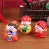 Five-Way God of Wealth Car Console Resin Ornament - Birthday Gift for Friends