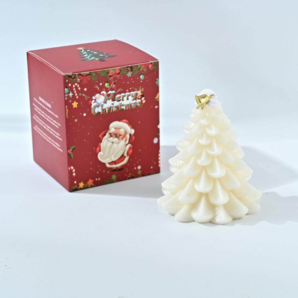 Christmas Tree Scented Candle Gift - Creative Aroma Candle for Holiday Decoration & Birthday Souvenirs