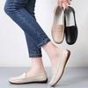 Women’s Moccasins Loafers Casual Leather Shoes Slip Ons Flats Plus Size