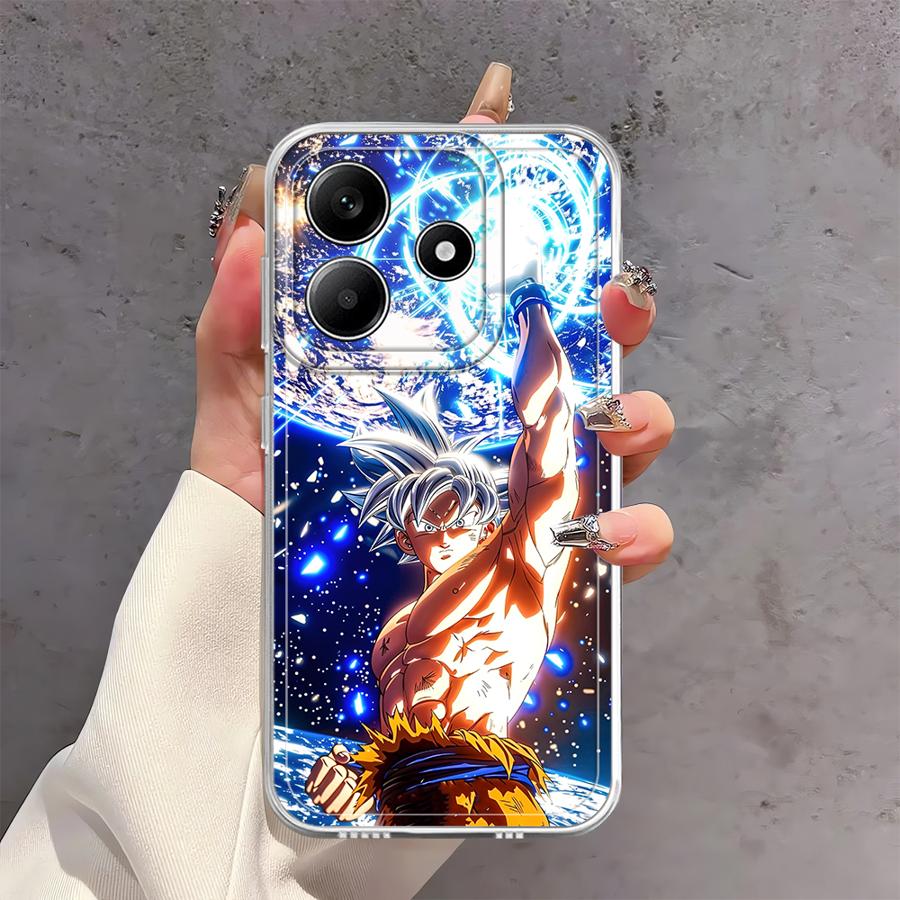 Case for Xiaomi Redmi Note 14 Pro Plus Note 13 10S 9 10 13C 14C 11S 12S A4 12 11 Soft Phone Cover Dragon Ball Goku