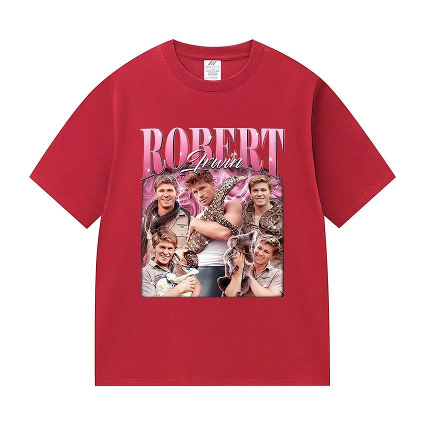 Funny Robert Irwin Wildlife Zoo Graphic T Shirt Unisexs Women Vintage Fashion Oversized Tshirts Unisex Harajuku Clothing Tshirt