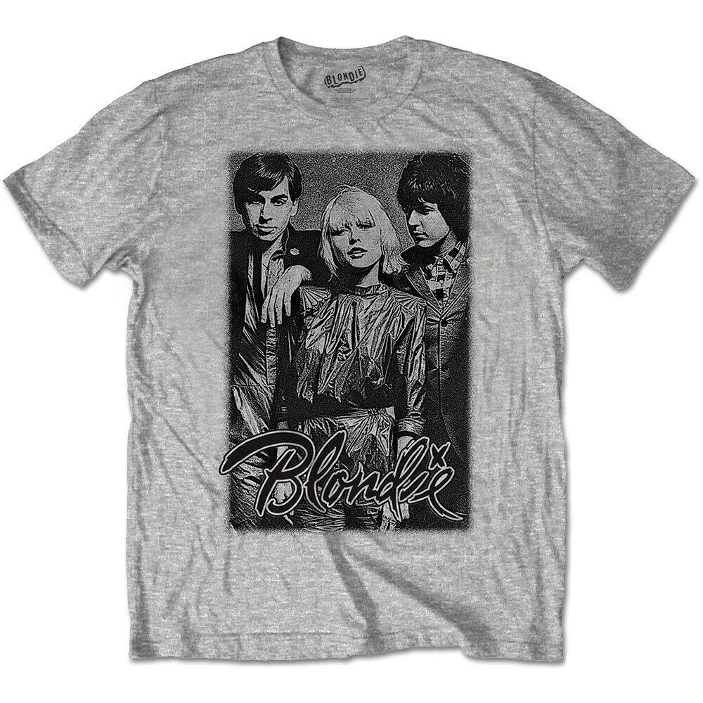 

Серая футболка унисекс Blondie Band Promo Debbie Harry